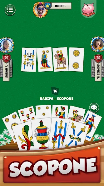 Scopa - Italian Card Game (Скопа)  [МОД Много монет] Screenshot 4