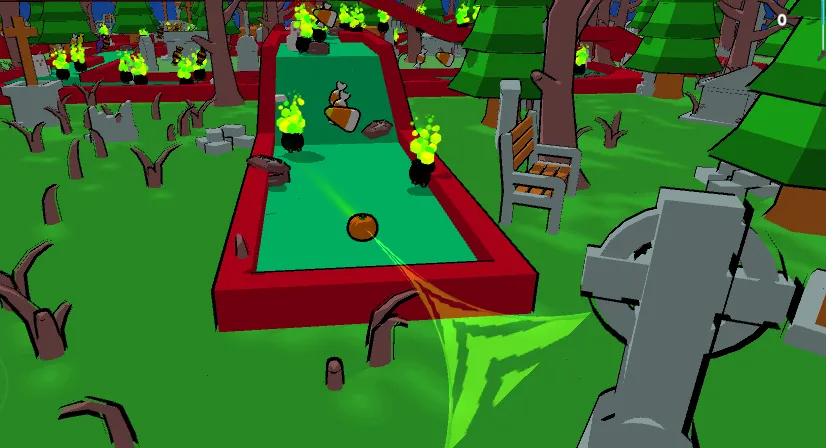 MiniGolf Madness: Halloween (МиниГольф безумие)  [МОД Бесконечные деньги] Screenshot 5