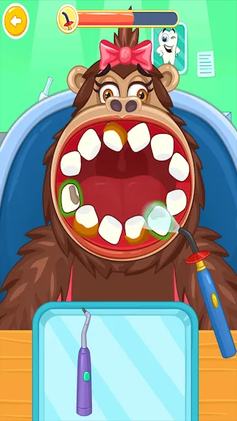 Children's doctor : dentist  [МОД Unlimited Money] Screenshot 4