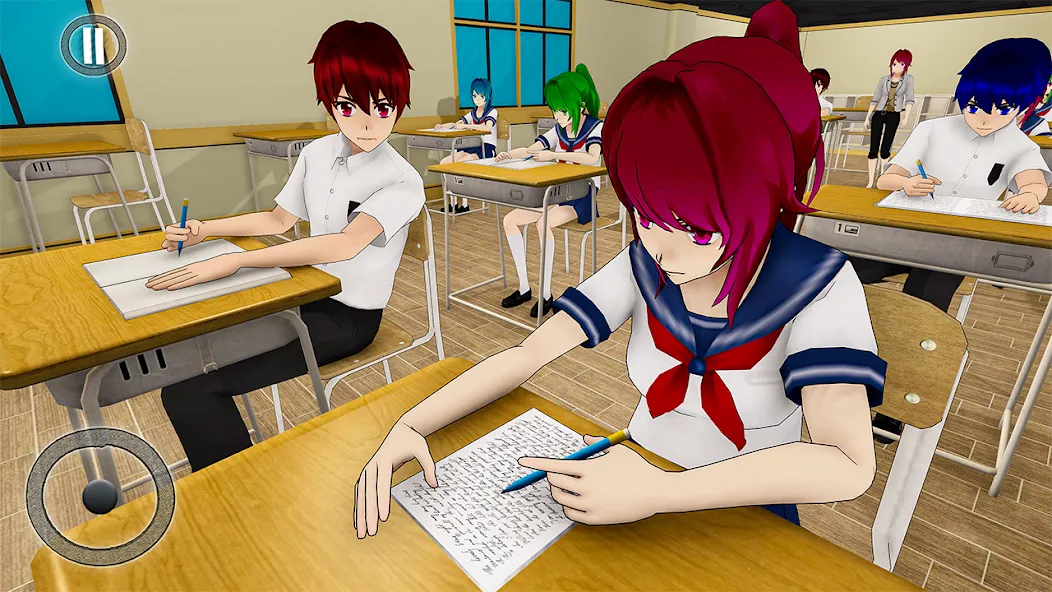 Anime Girl School Teacher 3D  [МОД Много монет] Screenshot 1