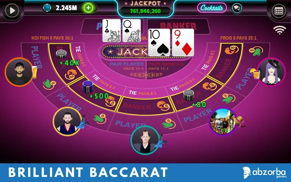 Baccarat (Баккара)  [МОД Unlimited Money] Screenshot 1