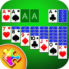 Скачать взломанную Solitaire Puzzle : Card Jigsaw (Солитер головоломка)  [МОД Меню] - полная версия apk на Андроид