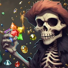 Взлом Jewels Ghost Ship: jewel games (Джуэлз Гост Шип)  [МОД Mega Pack] - полная версия apk на Андроид