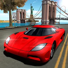 Скачать взлом Car Driving Simulator: NY (Симулятор вождения автомобиля)  [МОД Unlimited Money] - полная версия apk на Андроид