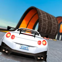 Взломанная Car Stunt Races: Mega Ramps (Кар Стант Рейсы)  [МОД Меню] - стабильная версия apk на Андроид