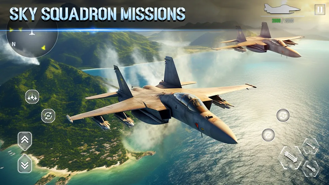 Aircraft Strike: Jet Fighter  [МОД Menu] Screenshot 3