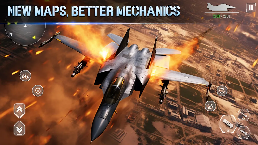 Aircraft Strike: Jet Fighter  [МОД Menu] Screenshot 4