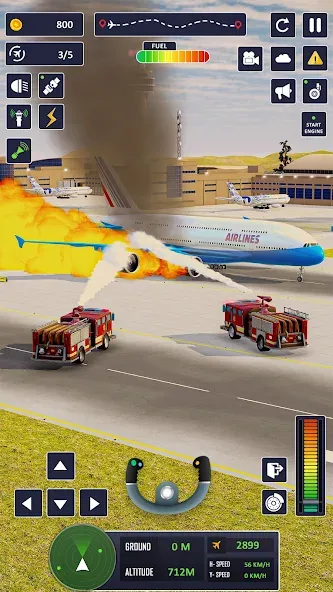 Airplane Game Flight Simulator  [МОД Menu] Screenshot 5