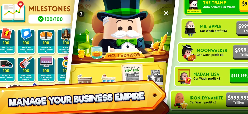 Cash, Inc. Fame & Fortune Game  [МОД Много монет] Screenshot 4