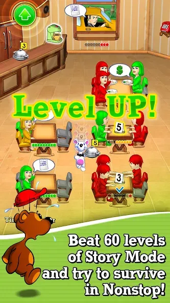 Lunch Rush HD Restaurant Games  [МОД Menu] Screenshot 2