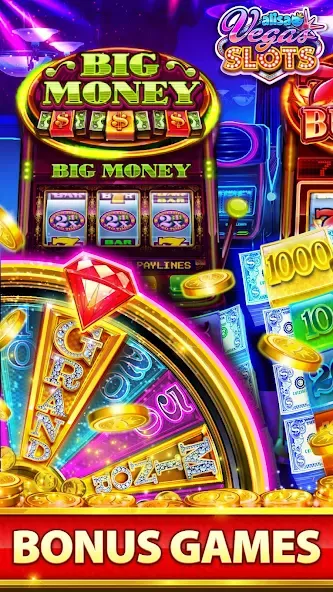 VEGAS Slots by Alisa – Free Fu (Вегас Слоты от Алисы)  [МОД Unlimited Money] Screenshot 1