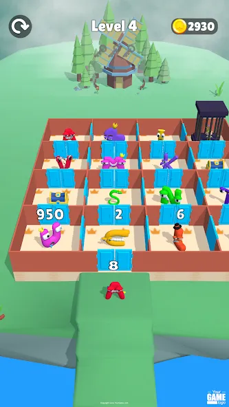 Alphabet Battle: Room Maze (Алфавит батл)  [МОД Много монет] Screenshot 2