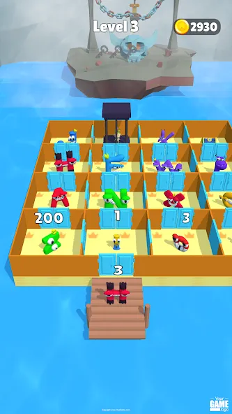 Alphabet Battle: Room Maze (Алфавит батл)  [МОД Много монет] Screenshot 3