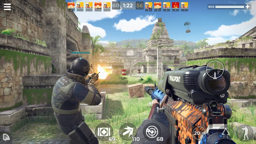 AWP Mode: Online Sniper Action (ЭЙВИПИ Режим)  [МОД Unlimited Money] Screenshot 2