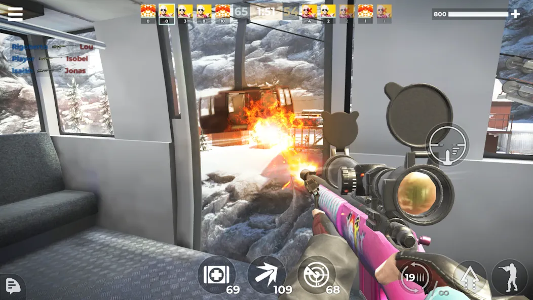 AWP Mode: Online Sniper Action (ЭЙВИПИ Режим)  [МОД Unlimited Money] Screenshot 4