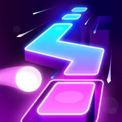 Взломанная Dancing Ballz: Magic Tiles (Дансинг Болз)  [МОД Много монет] - последняя версия apk на Андроид