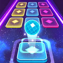 Скачать взлом Color Hop 3D - Music Game (Цветной Хоп 3D)  [МОД Все открыто] - полная версия apk на Андроид