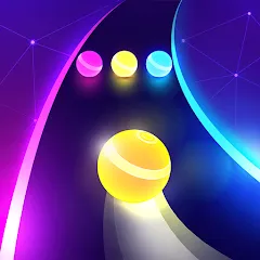 Скачать взлом Dancing Road: Color Ball Run! (Дансинг Роад)  [МОД Много монет] - стабильная версия apk на Андроид