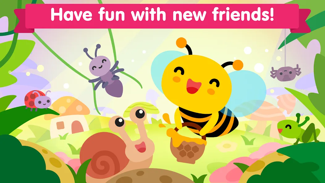 Animal sounds games for babies  [МОД Много денег] Screenshot 4