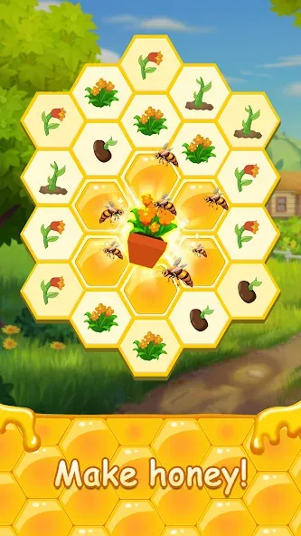 Honey Bottles - merge puzzle (Хани Ботлс)  [МОД Много монет] Screenshot 3