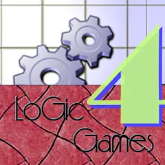 Взломанная 100/4 Logic Games-Time Killers  [МОД Unlocked] - последняя версия apk на Андроид