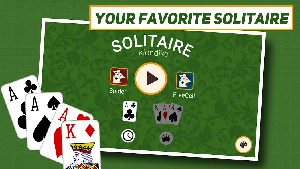 Klondike Solitaire: Classic  [МОД Unlimited Money] Screenshot 1