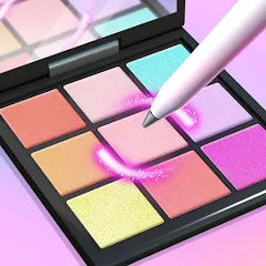 Скачать взлом Makeup Kit - Color Mixing  [МОД Mega Pack] - стабильная версия apk на Андроид