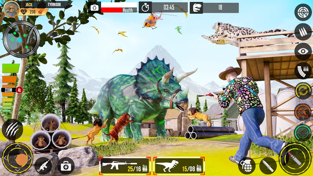 Real Dino Hunting Gun Games (Риал Дино Хантинг Ган Геймс)  [МОД Бесконечные деньги] Screenshot 4