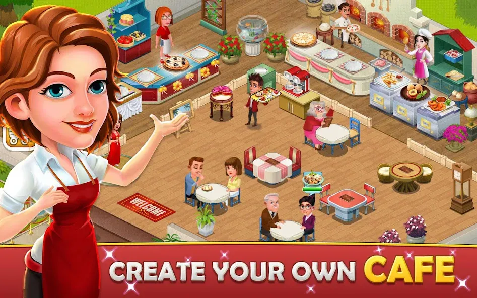 Cafe Tycoon – Cooking & Fun  [МОД Mega Pack] Screenshot 1