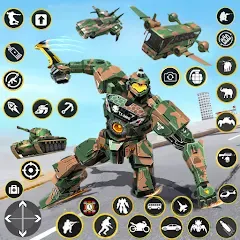 Взлом Army Bus Robot Car Game 3d  [МОД Много денег] - последняя версия apk на Андроид