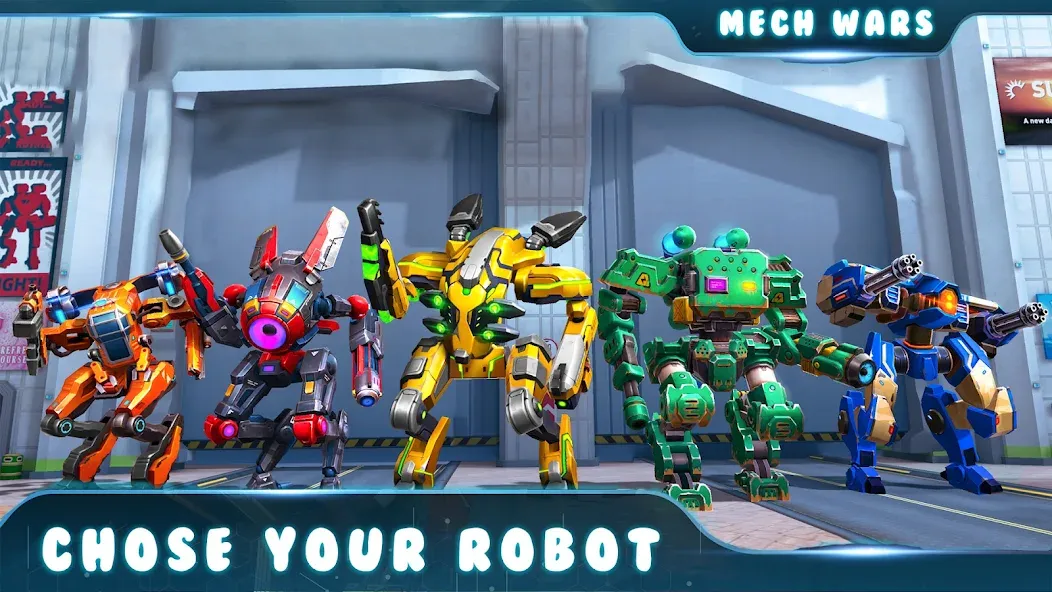 Spider Mech Wars - Robot Game  [МОД Mega Pack] Screenshot 3