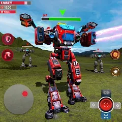 Взломанная Mech Robot Wars - Multi Robot  [МОД Бесконечные монеты] - стабильная версия apk на Андроид