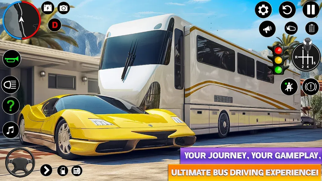 Ultimate Bus Driving Simulator (Ультимативный симулятор вождения автобуса)  [МОД Mega Pack] Screenshot 5