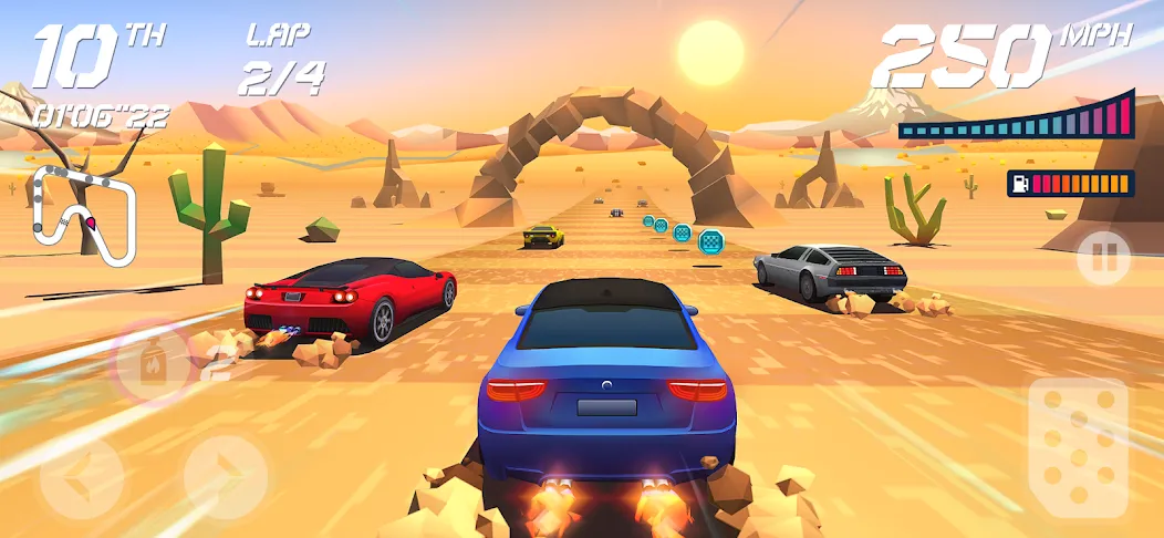 Horizon Chase – Arcade Racing (Хорайзон Чейс)  [МОД Бесконечные монеты] Screenshot 5