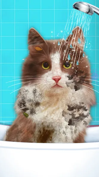 Virtual Cat ASMR Spa Makeover (Виртуальный кот  Спа Мэйкавер)  [МОД Unlimited Money] Screenshot 5