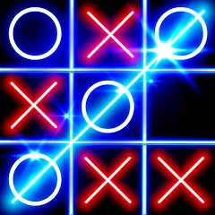 Взлом Tic Tac Toe Glow: 2 Players  [МОД Много денег] - последняя версия apk на Андроид