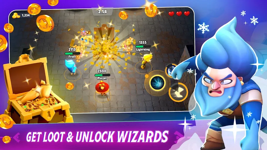 Loot Mage Trials: Battle Games (Лут Маг Испытания)  [МОД Unlocked] Screenshot 2