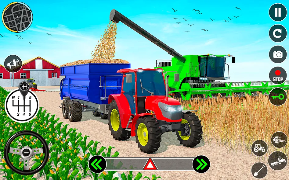 Tractor Farming: Tractor Games (Тракторное хозяйство)  [МОД Меню] Screenshot 3