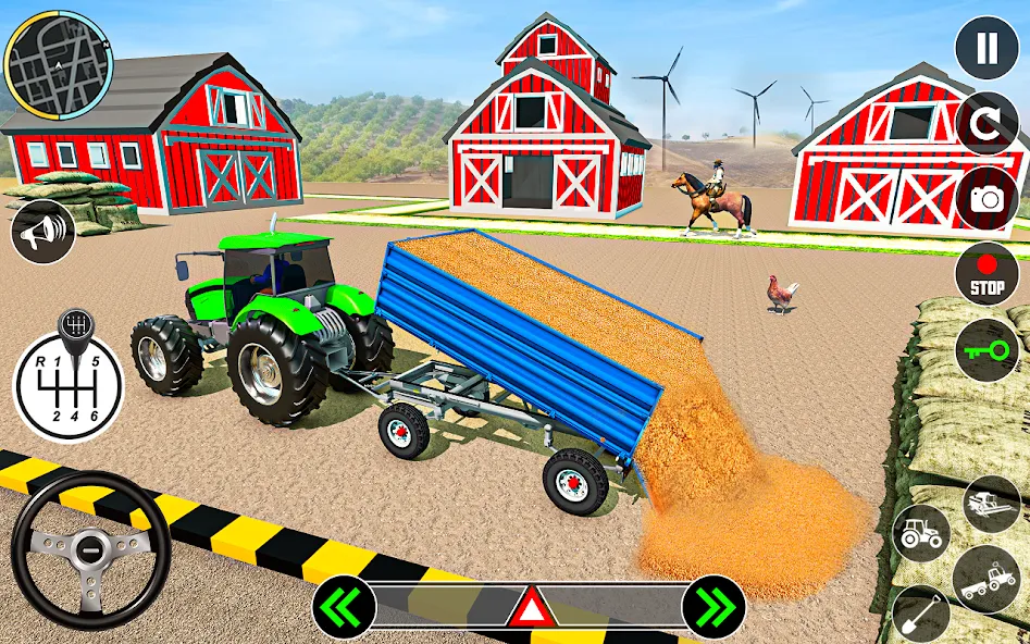 Tractor Farming: Tractor Games (Тракторное хозяйство)  [МОД Меню] Screenshot 5