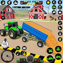 Взлом Tractor Farming: Tractor Games (Тракторное хозяйство)  [МОД Меню] - последняя версия apk на Андроид