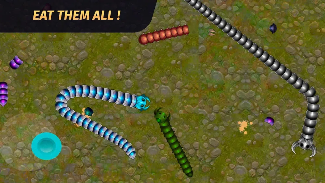 Worm.io - Gusanos Battle  [МОД Бесконечные деньги] Screenshot 5