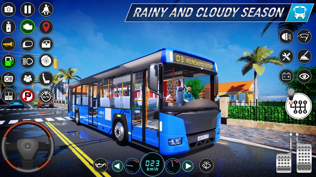 City Bus Simulator: Bus Games (Риал Сити Бас Симулятор Геймс)  [МОД Mega Pack] Screenshot 5