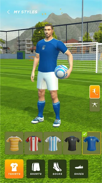 Football World - Real People (Футбол Ворлд)  [МОД Бесконечные деньги] Screenshot 5