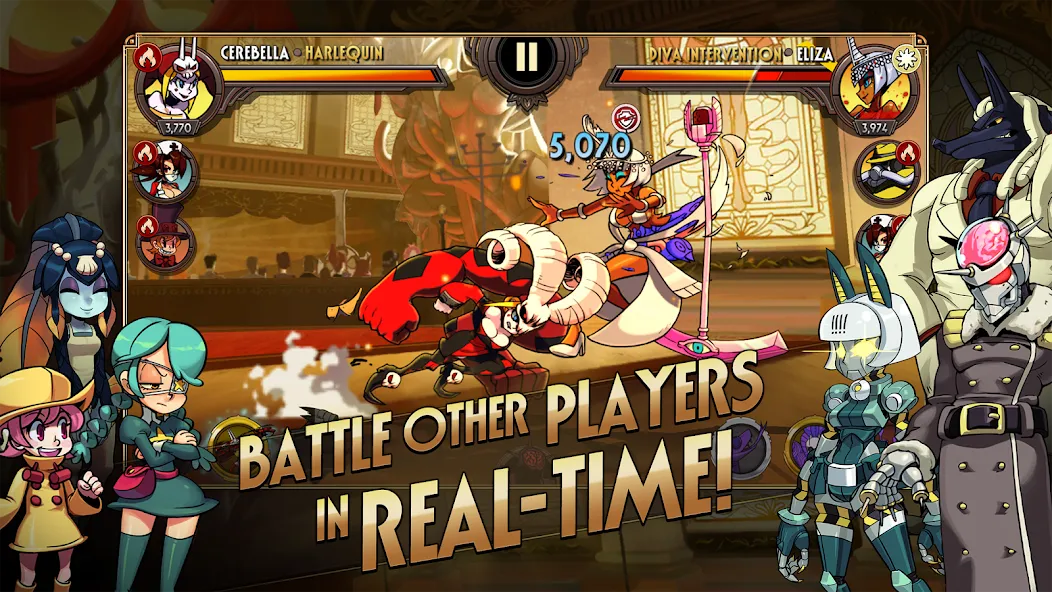 Skullgirls: Fighting RPG (Скулгрлз)  [МОД Бесконечные деньги] Screenshot 2