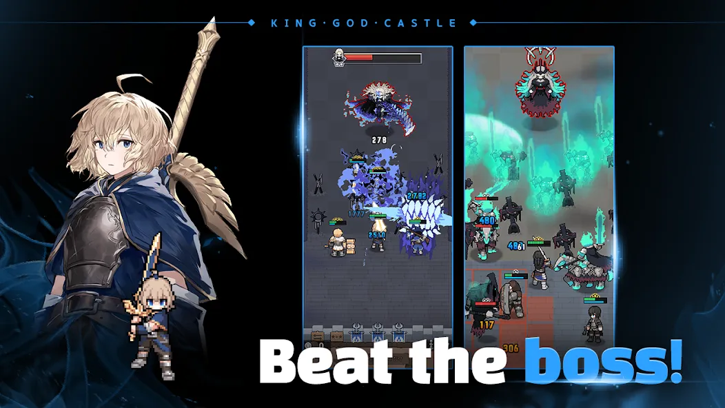 King God Castle (Кинг Год Кастл)  [МОД Menu] Screenshot 5