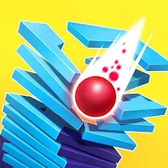 Скачать взломанную Stack Ball - Crash Platforms (Стэк Болл)  [МОД Меню] - последняя версия apk на Андроид