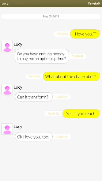 Faketalk - Chatbot (Фэйкталк)  [МОД Unlocked] Screenshot 2