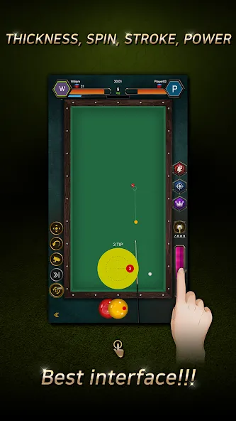 Real Billiards Battle - carom (Риал Бильярдс Батл)  [МОД Меню] Screenshot 3