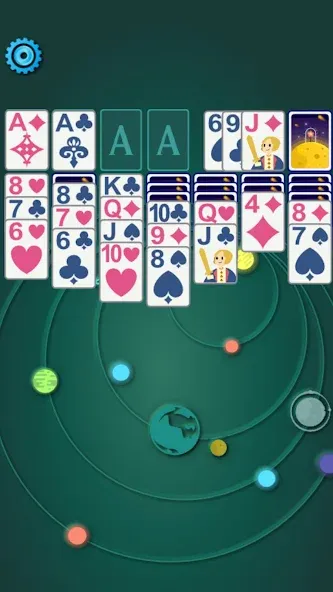 Solitaire Space™ (Солярис Спейс)  [МОД Unlimited Money] Screenshot 4