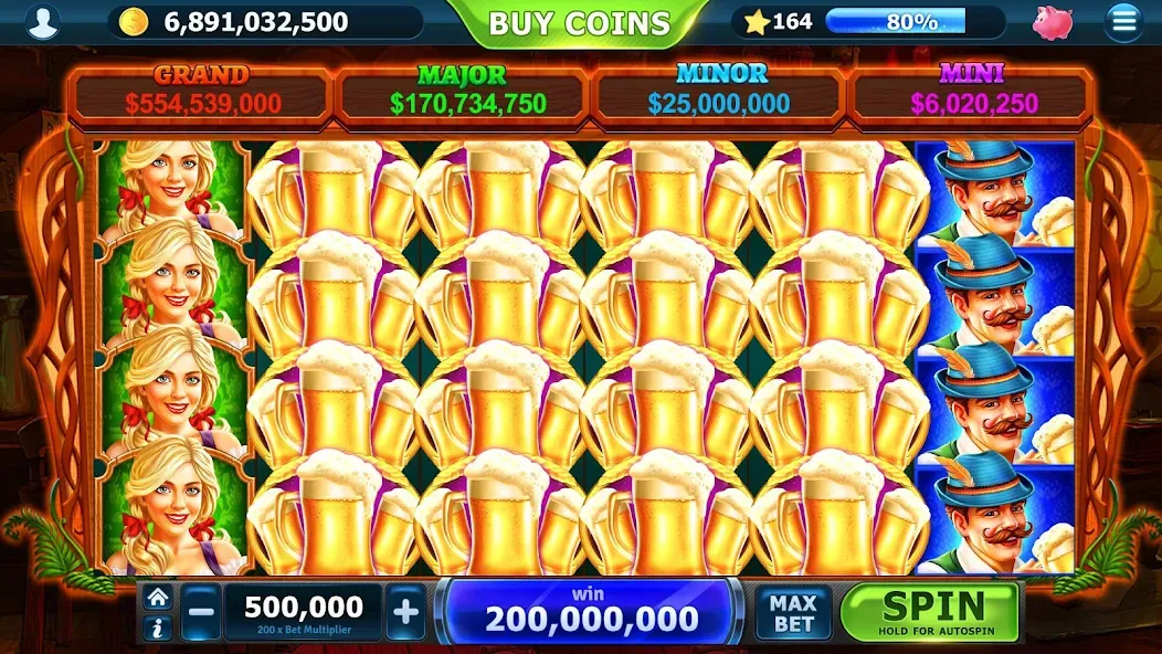 Slots of Vegas (Слоты Вегаса)  [МОД Бесконечные монеты] Screenshot 3